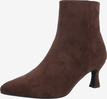 Ital-Design Stiefelette in Braun: Vorderseite