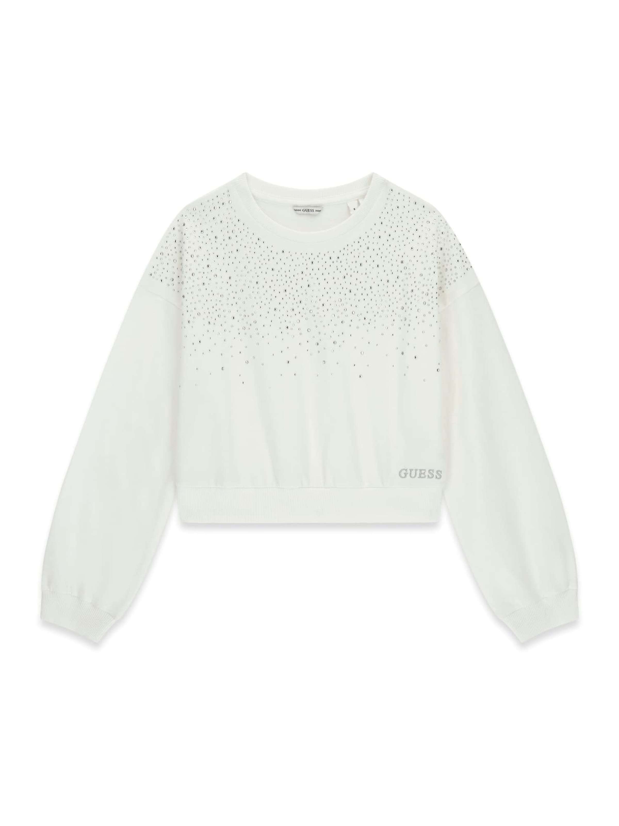 GUESS Sweatshirt in White: front