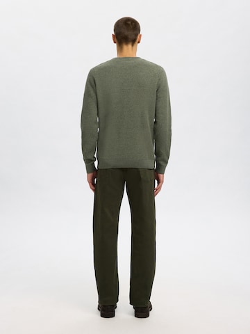 SELECTED Trui 'SLHROSS' in Groen