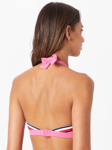 Tommy Hilfiger Underwear Triangle Bikini Top in Pink