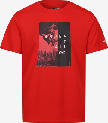 REGATTA Performance Shirt 'Fingal VII' in Red: front
