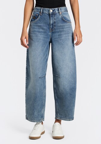 Herrlicher Wide leg Jeans in Blue: front
