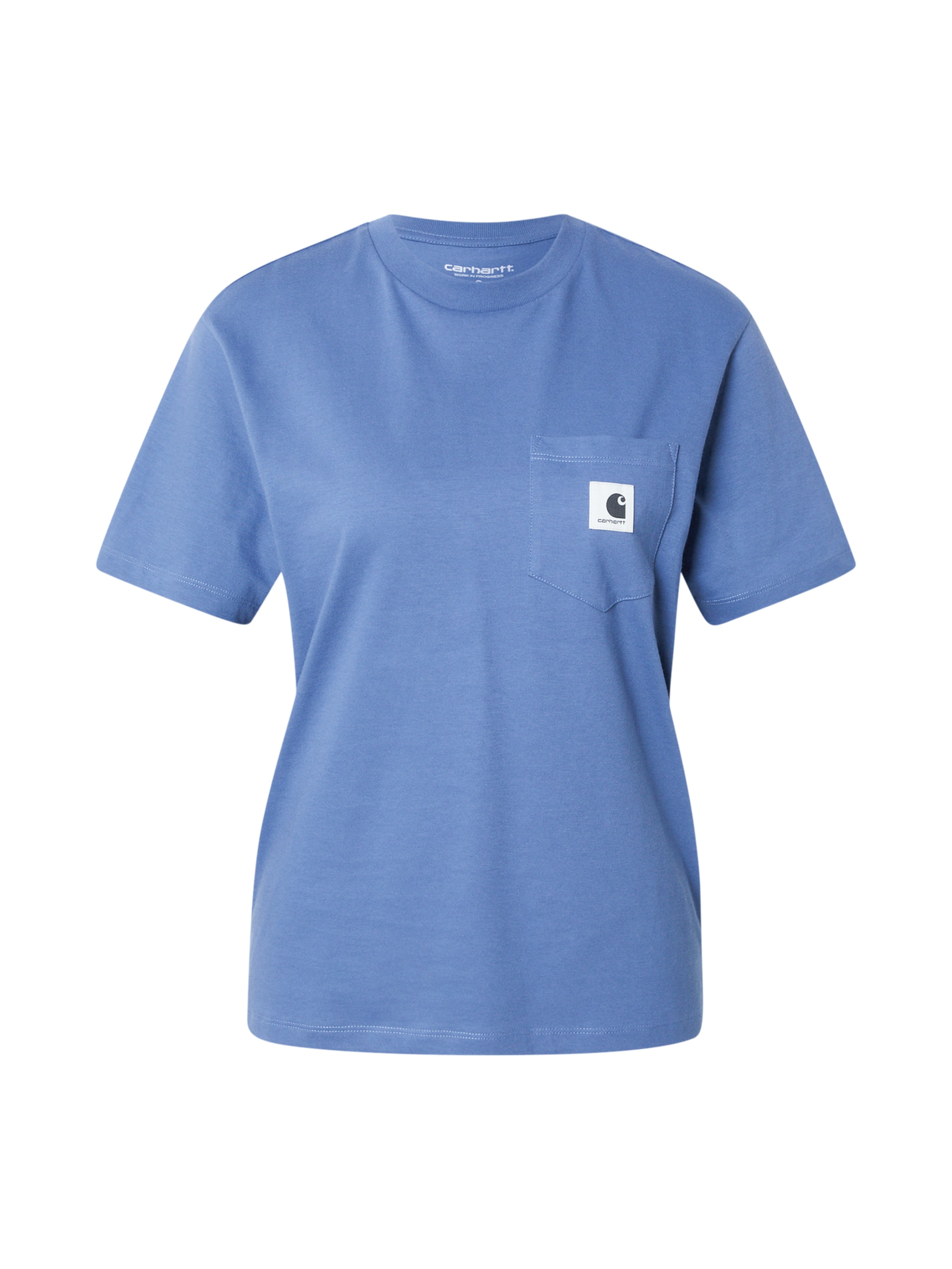 zils Carhartt WIP T-Krekls 'Nelson': no priekšpuses