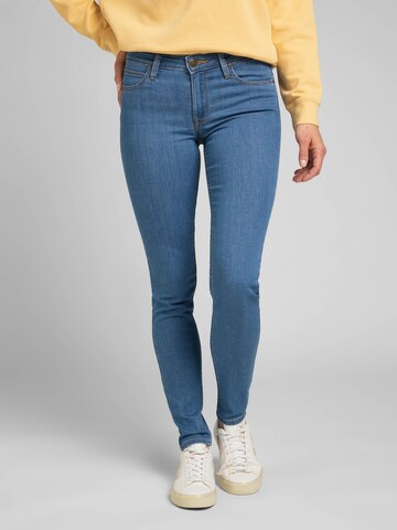Lee Skinny Jeans 'LEE - SCARLETT - FRESH CLEAN LIGHT' in Blauw: voorkant