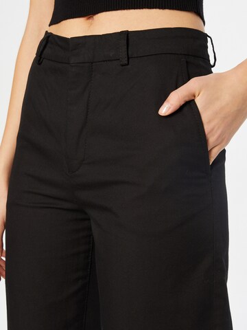 DRYKORN Regular Trousers with creases 'SERIOUS' in Black