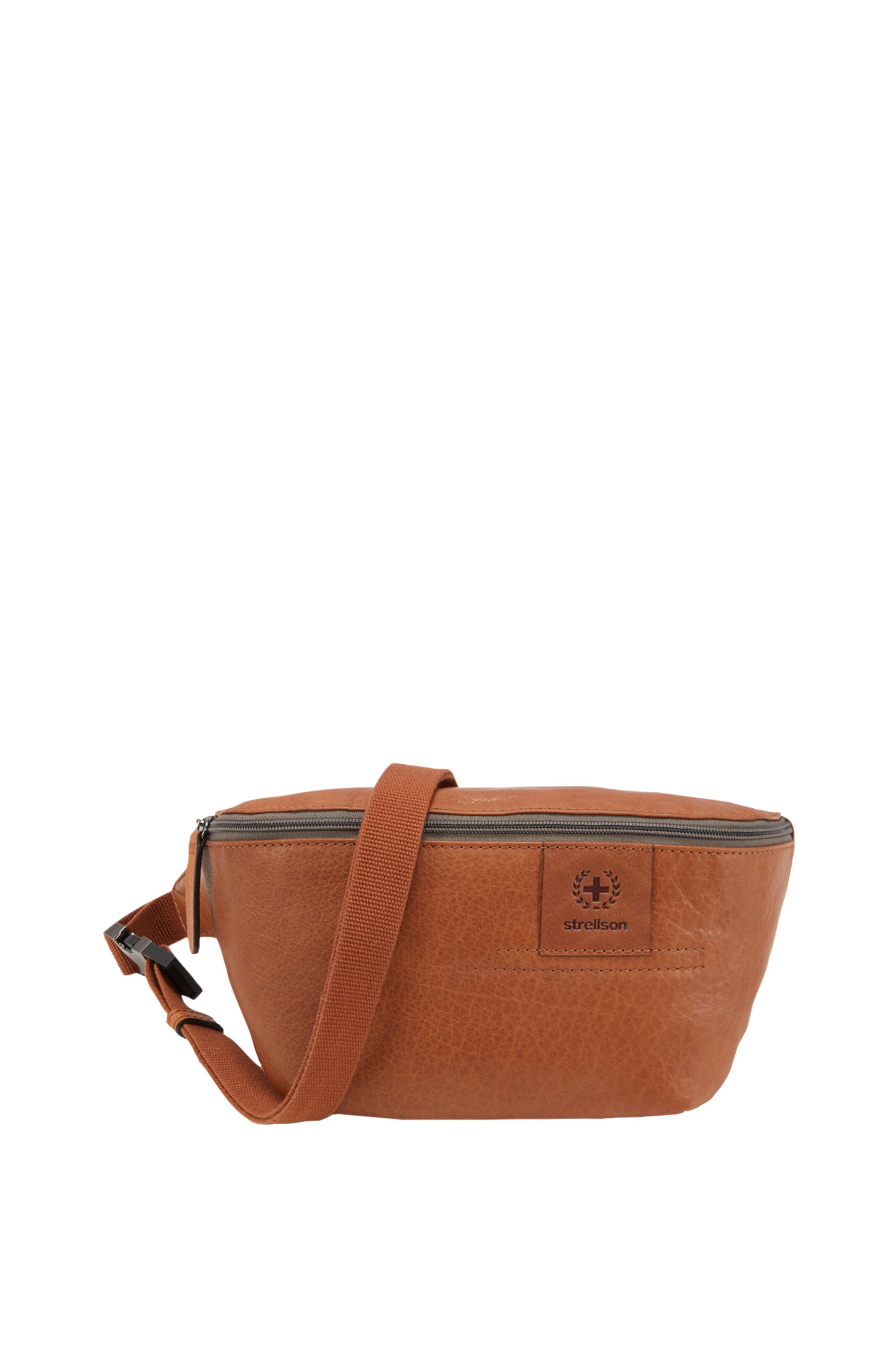 STRELLSON - Bolsa de cintura 'Hyde Park' em castanho: frente