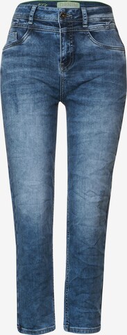 STREET ONE Regular Jeans in Blauw: voorkant