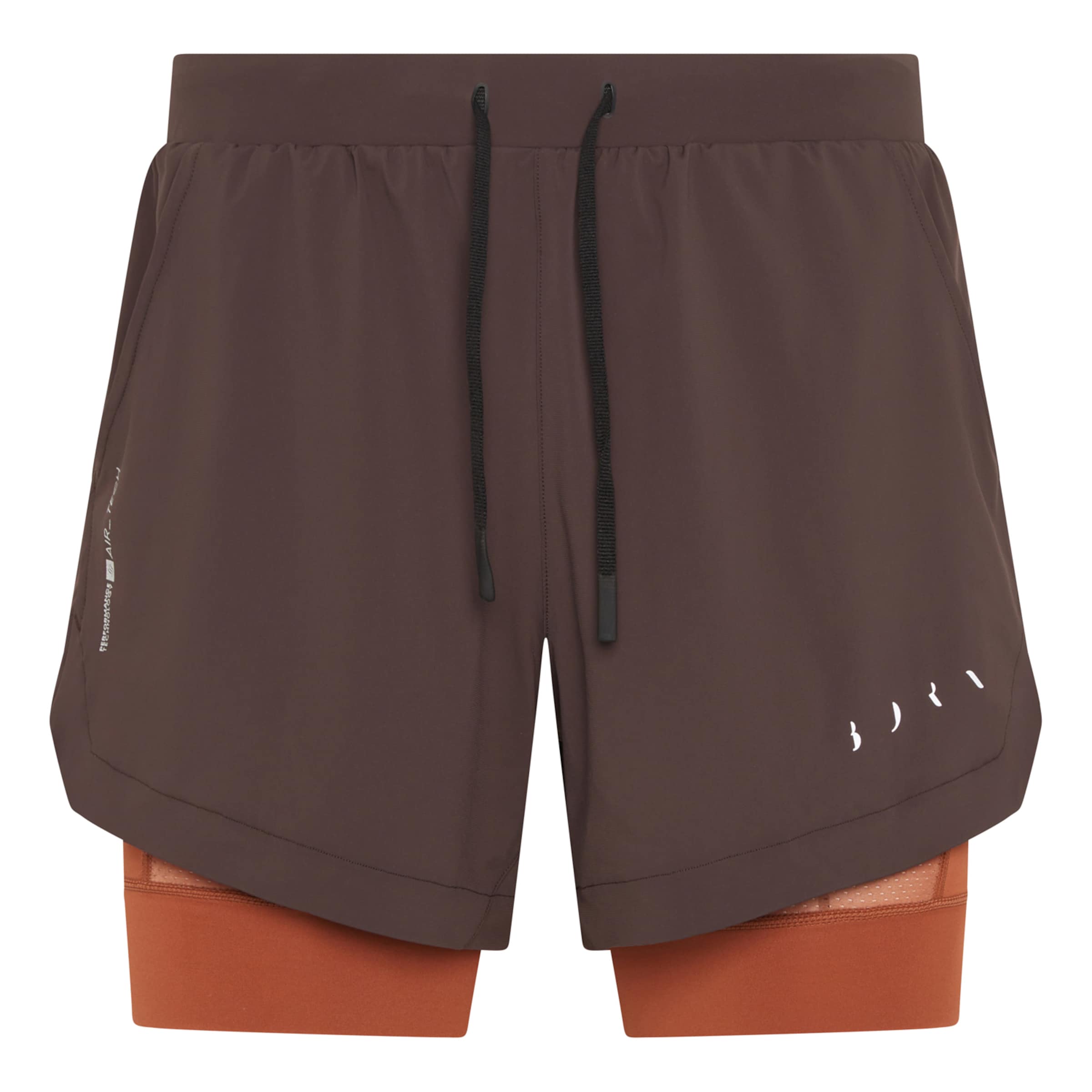 Born Living Yoga Regular Sports top ' Mashu ' in Brown: front