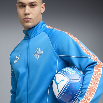 PUMA Trainingsjack 'Island King Anthem' in Blauw