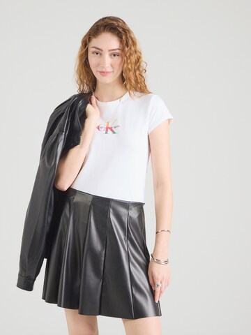 Calvin Klein Jeans Regular Shirt 'Pride' in White: front