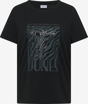 CECIL T-Shirt in Grün: Vorderseite