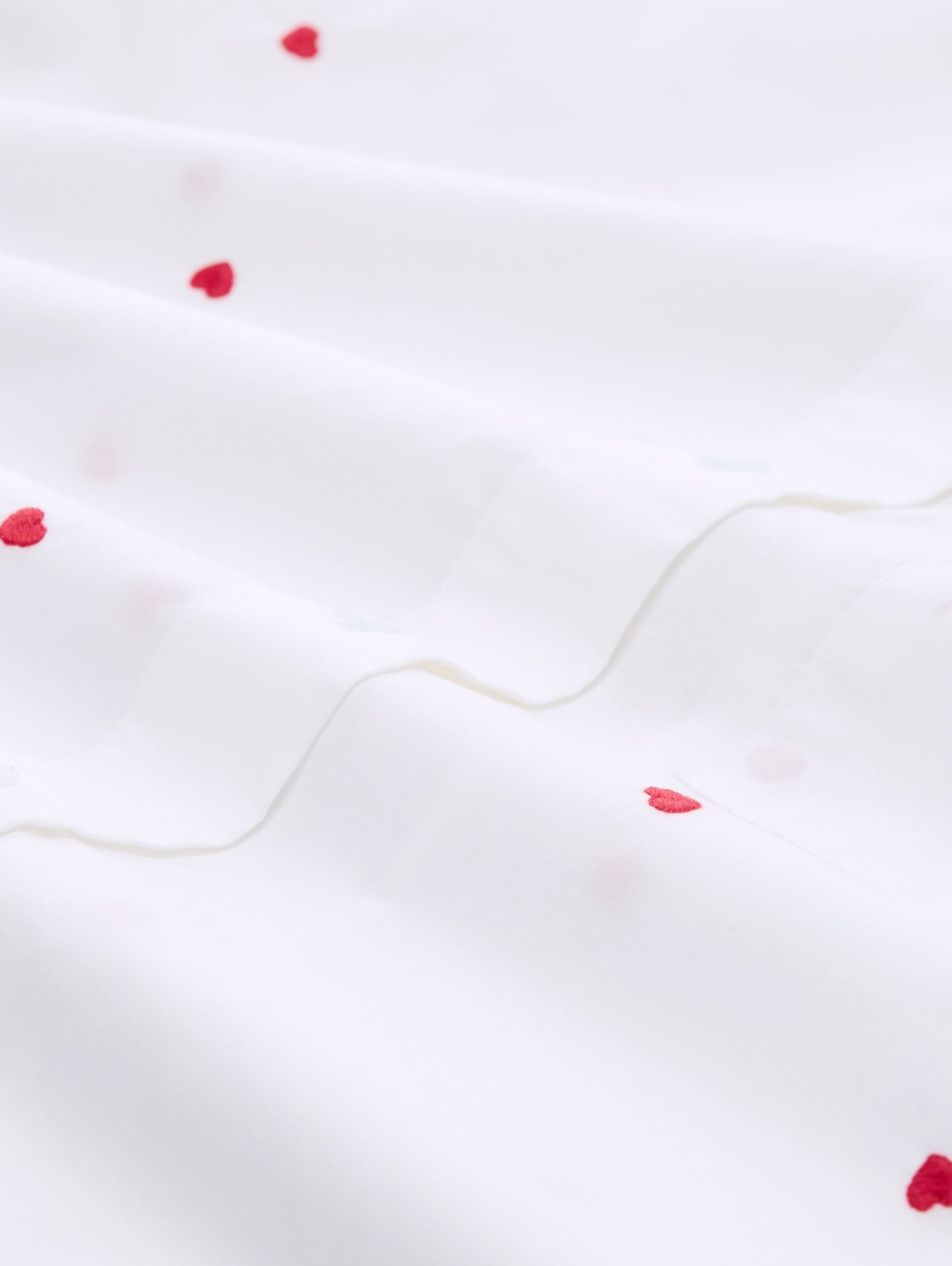 TOM TAILOR DENIM Bluse in Weiß