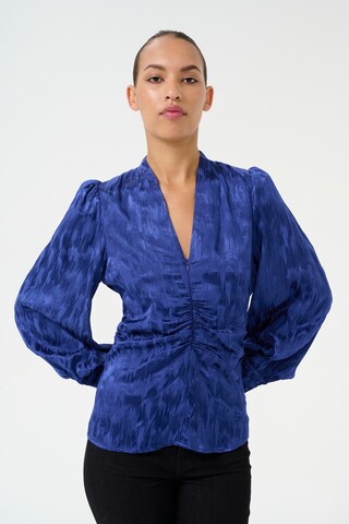 Gestuz Blouse 'Dalila' in Blue: front