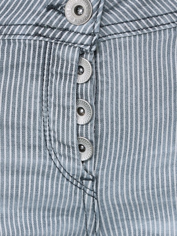 CECIL Slimfit Kalhoty – modrá