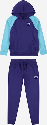 UNDER ARMOUR Tracksuit 'Rival' in Blue: front