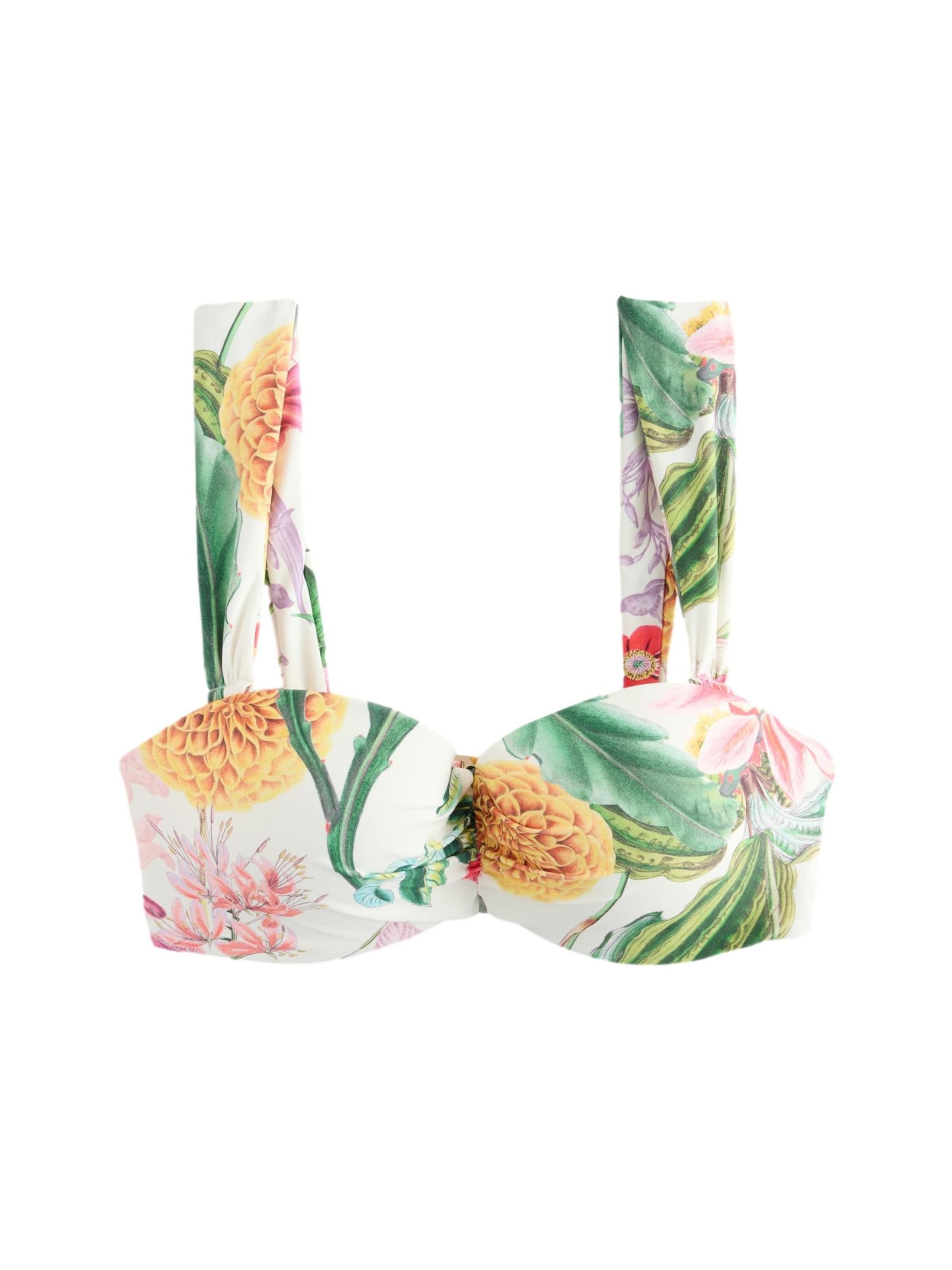 Next Бандо Верх бикини 'Kew' в Белый: спереди