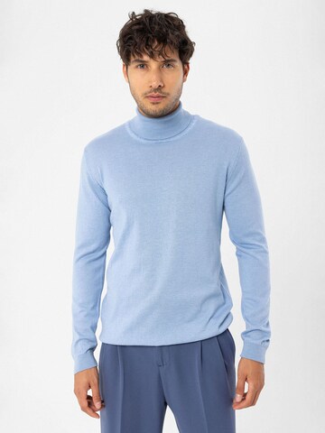 Dandalo Pullover in Blau: Vorderseite