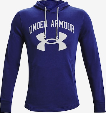 UNDER ARMOUR Athletic Sweatshirt 'Rival' in Blue: front