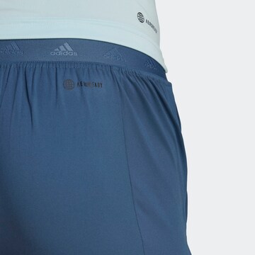 Effilé Pantalon de sport 'Colourblock' ADIDAS SPORTSWEAR en bleu