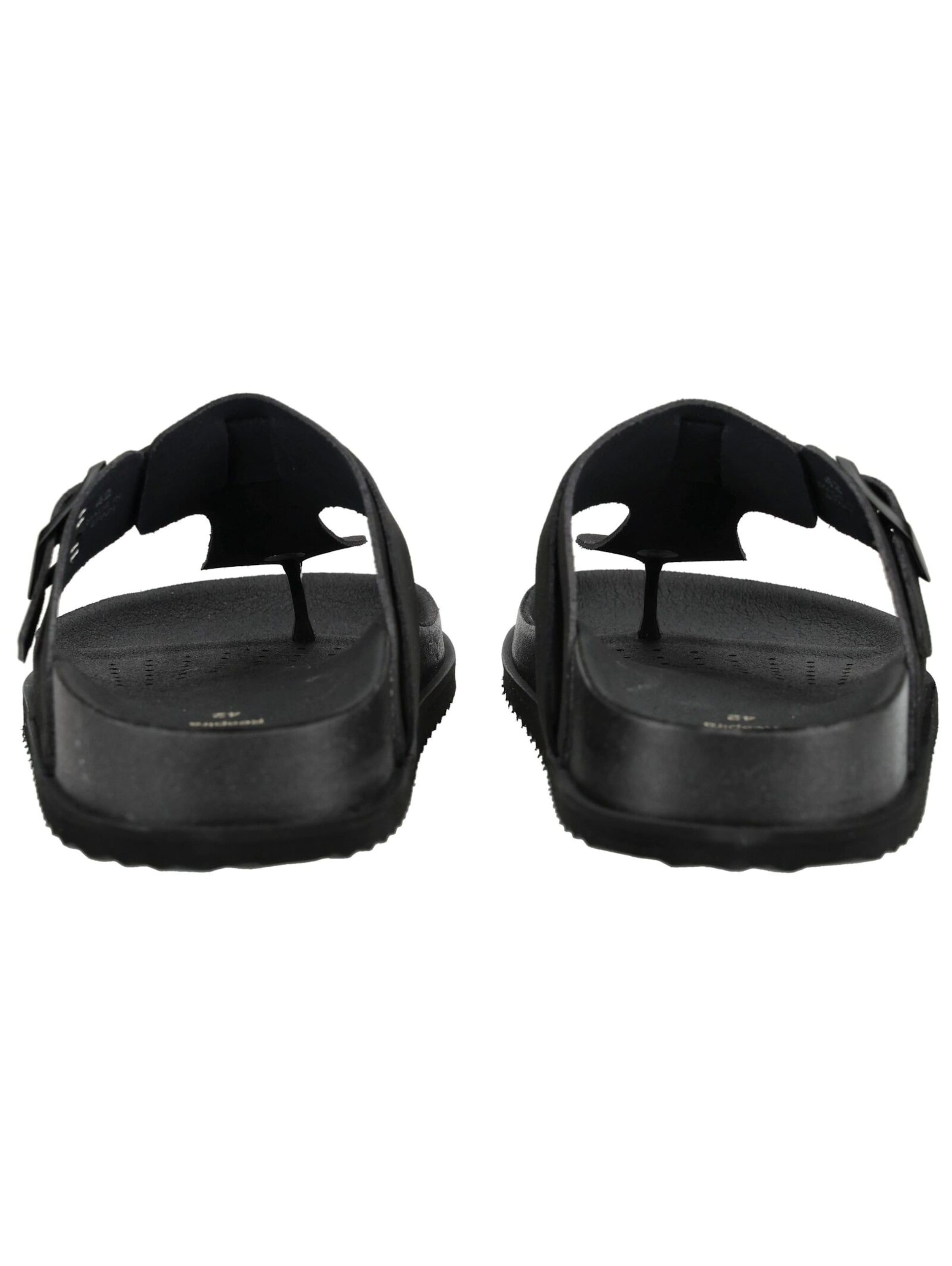 GEOX T-bar sandals in Black