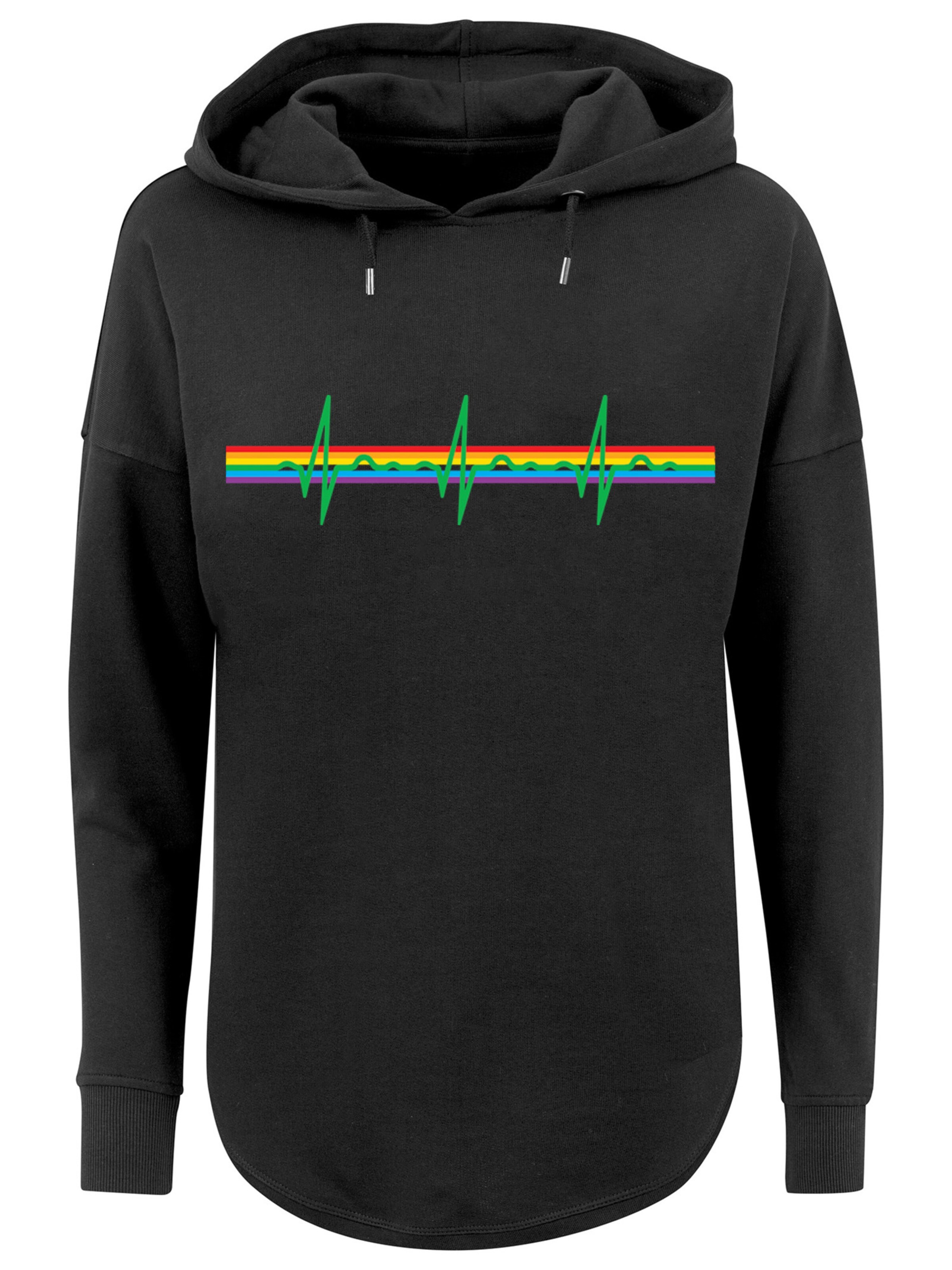 F4NT4STIC Sweatshirt 'Pink Floyd ' in Zwart: voorkant