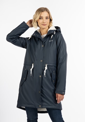 ICEBOUND Raincoat in Blue: front