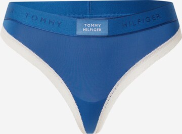 Tommy Hilfiger Underwear Thong in Blue: front