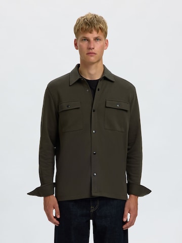 SELECTED Regular fit Between-season jacket 'SLHJackie' in Brown: front