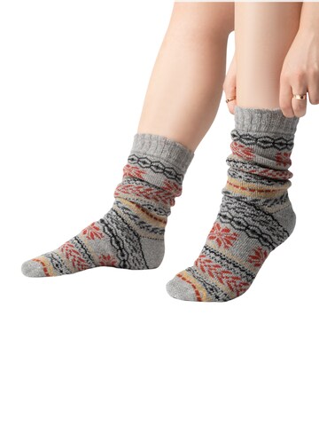HomeOfSocks Socken 'HOS6536.' in Grau