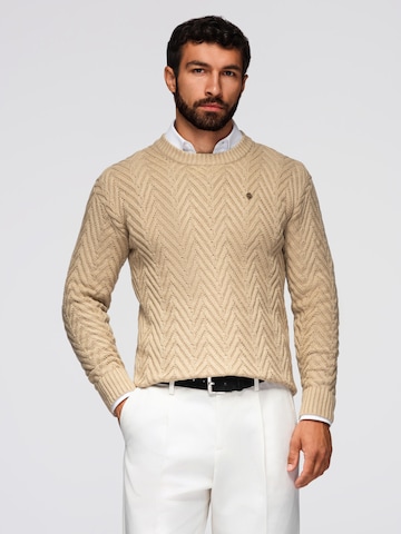 Ombre Sweater in Beige: front