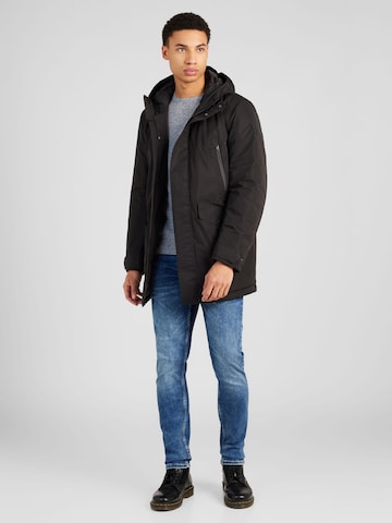 Parka mi-saison s.Oliver en noir