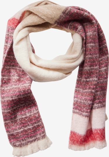 STREET ONE Schal in beige / braun / lila / rot, Produktansicht