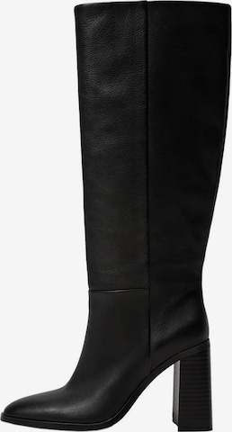 MANGO Boots 'Mer' in Black: front