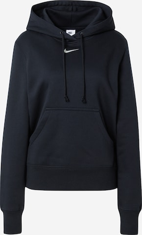 Nike SportswearSweater majica 'PHNX FLC' - crna boja: prednji dio
