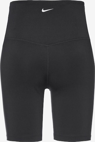 NIKE Skinny Sportbroek 'ONE' in Zwart