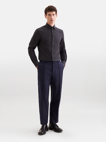 Coupe slim Chemise business 'Uni' SEIDENSTICKER en gris