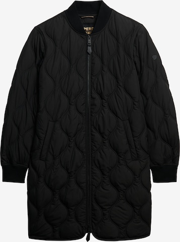 Superdry Tussenmantel in Zwart: voorkant