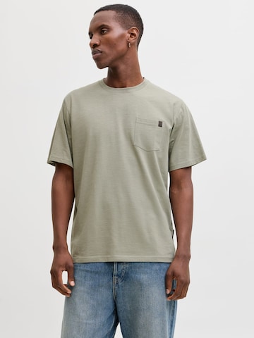 JACK & JONES T-shirt 'Dover' i grön: framsida