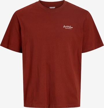 Jack & Jones Plus Shirt 'JJEARCHIVE' in Rood: voorkant