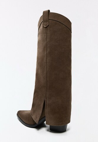 Stivale da cowboy di Bershka in marrone