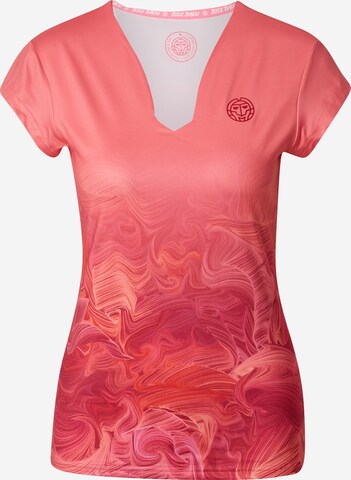 BIDI BADU Funkční tričko 'Bella 2.0' – pink: přední strana