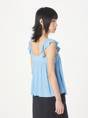 ICHI Blouse 'MARRAKECH' in Blauw