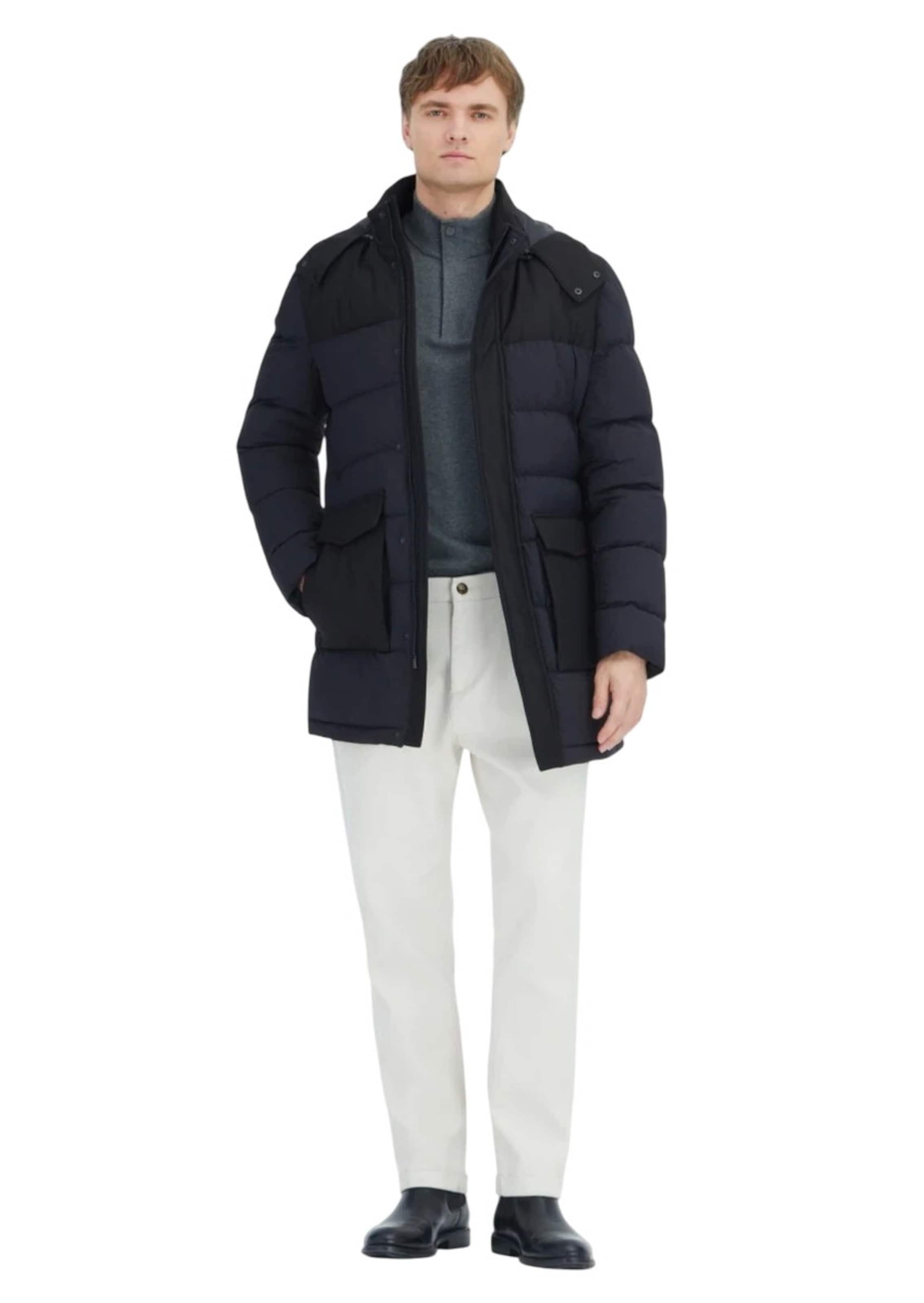 Ramsey Mantel in Blau