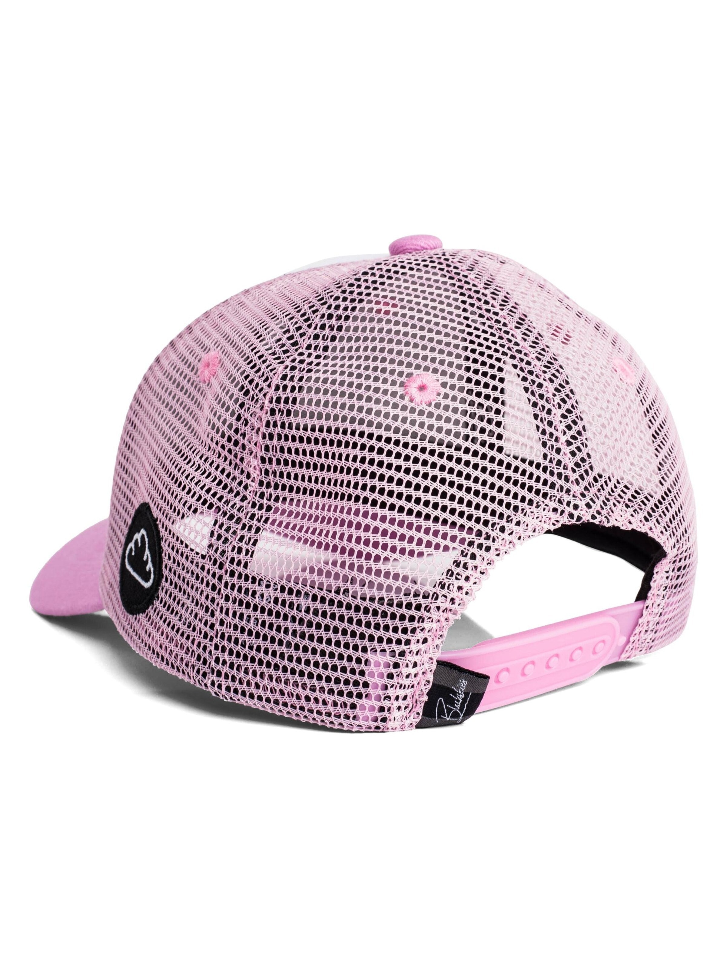 Blackskies Cap 'Race Baseball Cap Kids White-Pink' in Pink