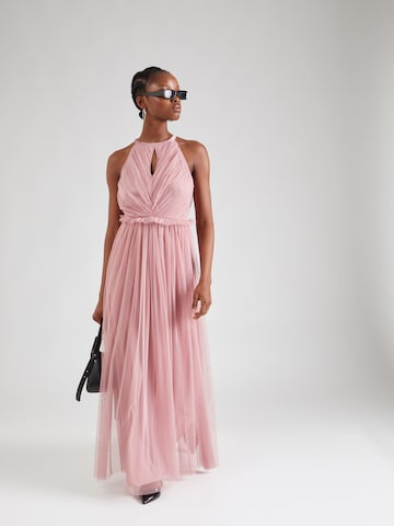 Maya Deluxe Evening Dress in Pink