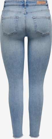 ONLY Skinny Jeans 'Blush' in Blauw