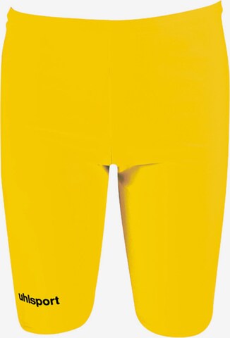 UHLSPORT Workout Pants in Yellow: front