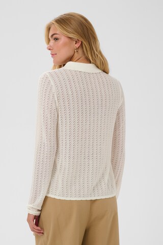 Cardigan 'PorshaSZ' SAINT TROPEZ en blanc