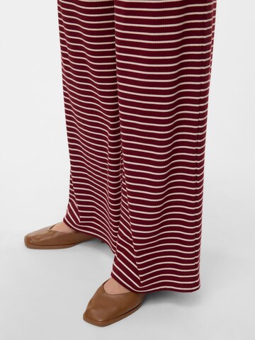 MAMALICIOUS Wide leg Trousers in Red