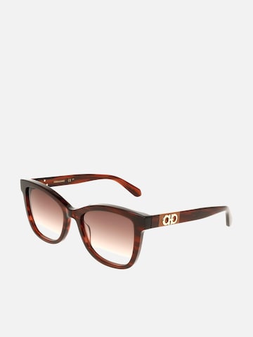 FERRAGAMO - Gafas de sol en lila: frente